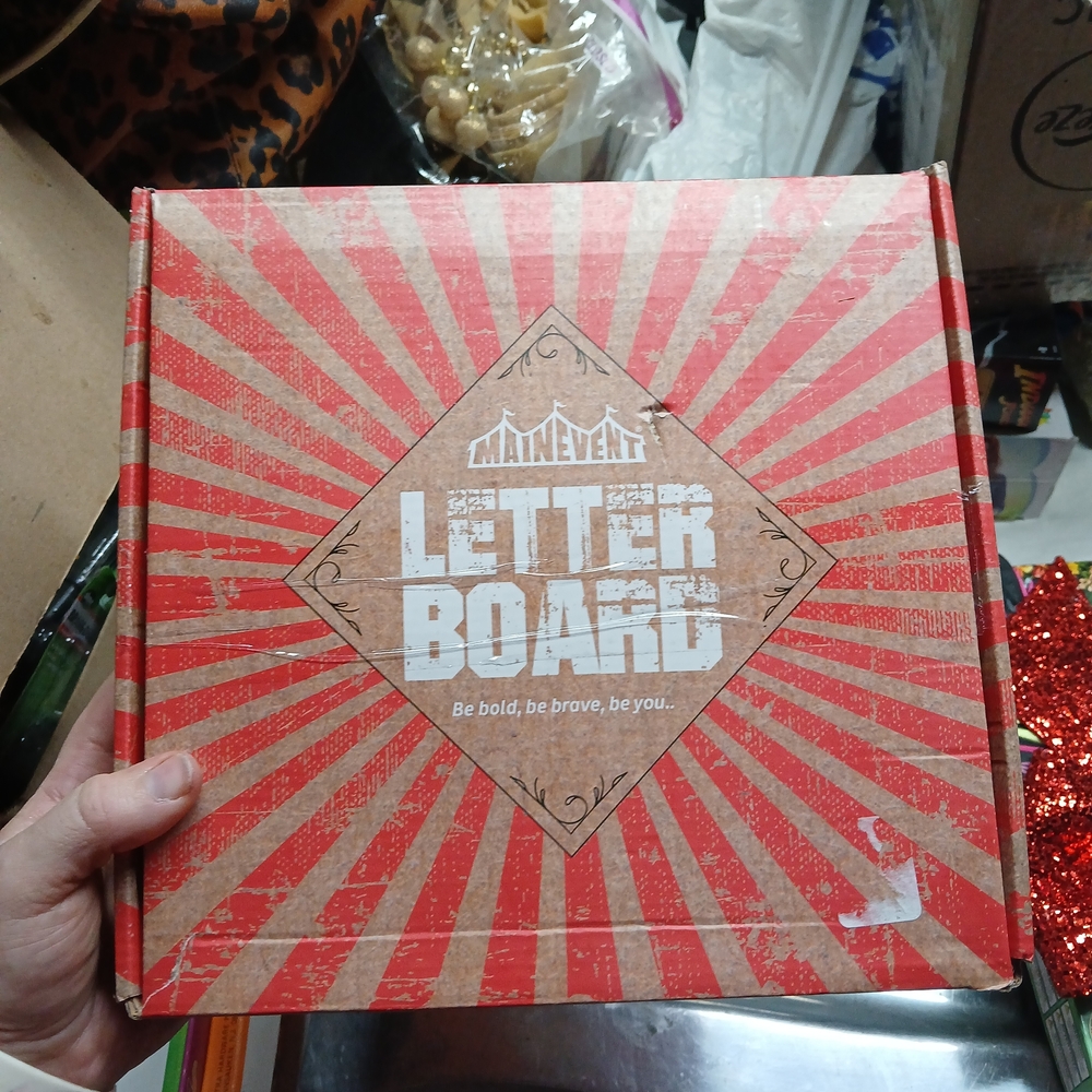 Red Letter Board for Kids